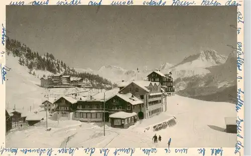 AK / Ansichtskarte  Inner-Arosa_GR Hotel Kulm und Sanatorium Arosa Panorama Wintersportplatz Alpen