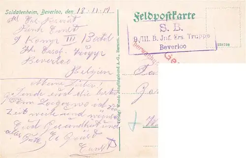 AK / Ansichtskarte  Beverloo_Beverlo_Beringen_Beeringen_Belgie Truppenuebungsplatz Infanterie-Lager