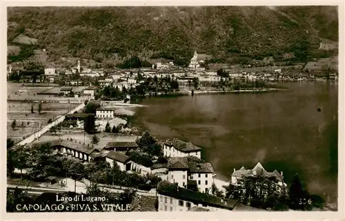 AK / Ansichtskarte  Capolago_TI e Riva S. Vitale Lago di Lugano
