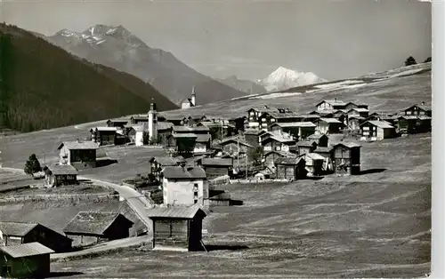 AK / Ansichtskarte  Gluringen_Goms_VS Panorama mit Weisshorn