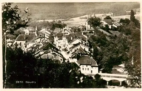 AK / Ansichtskarte  Boudry_NE Ortsansicht mit Kirche