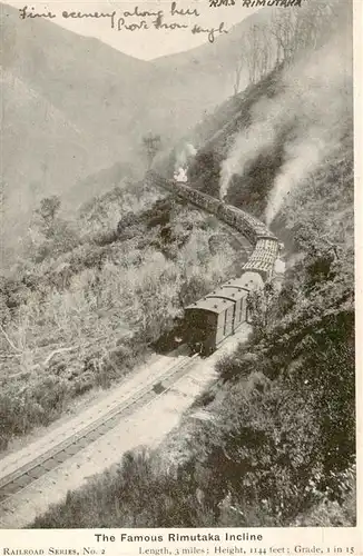 AK / Ansichtskarte  Remutaka_Range_Wellington__NZ The Famous Rimutaka Incline