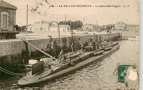 AK / Ansichtskarte  La_Pallice-Rochelle_17_Charente-Maritime Le submersible Cugnot