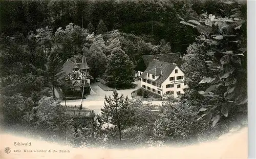 AK / Ansichtskarte  Sihlwald_ZH Gasthaus am Waldrand