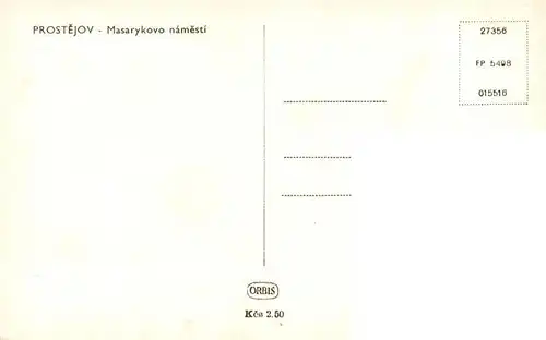 AK / Ansichtskarte  Prostejov_Prossnitz_CZ Masarykovo namesti