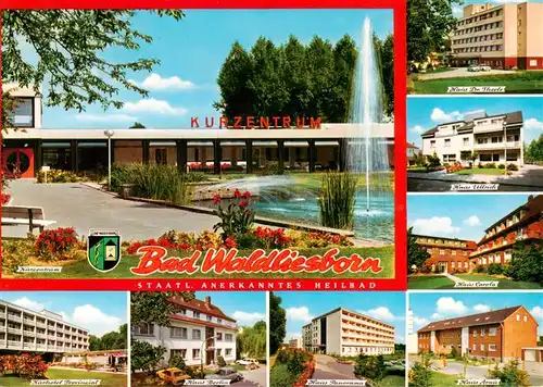 AK / Ansichtskarte  Bad_Waldliesborn Kurzentrum Kurhotel Provinzial Haus Berlin Haus Panorama Haus Dr Theele Haus Ullrich Haus Carola Haus Arnis