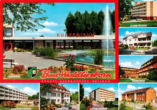 AK / Ansichtskarte  Bad_Waldliesborn Kurzentrum Kurhotel Provinzial Haus Berlin Haus Panorama Haus Dr Theele Haus Ullrich Haus Carola Haus Arnis