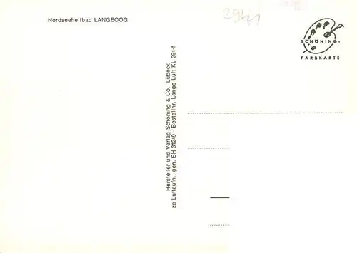 AK / Ansichtskarte  Langeoog_Nordseebad Fliegeraufnahme