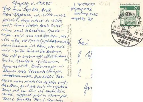 AK / Ansichtskarte  Langeoog_Nordseebad Inselkarte