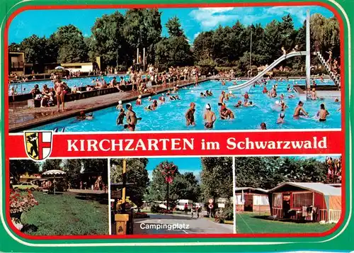 AK / Ansichtskarte 73934565 Kirchzarten Schwimbad Park Campingplatz