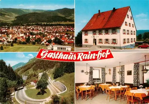 AK / Ansichtskarte 73934576 Burg_Kirchzarten Gasthaus Rain Hof Gaststube Hoellental Panorama