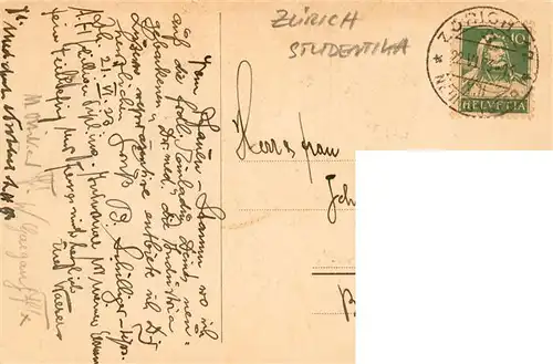 AK / Ansichtskarte  Zuerich__ZH Studentika Wappen