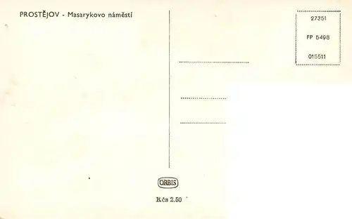 AK / Ansichtskarte  Prostejov_Prossnitz_CZ Masarykovo namesti