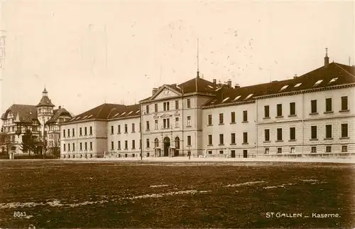 AK / Ansichtskarte  St_Gallen_SG Kaserne St Gallen Militaerpost