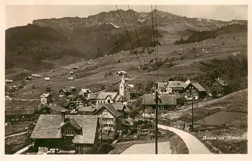 AK / Ansichtskarte  Amden_SG mit Mattstock