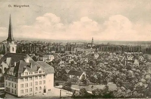 AK / Ansichtskarte  St_Margarethen__SG Panorama mit Kirche