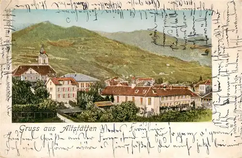 AK / Ansichtskarte  Altstaetten_SG Ortspartie