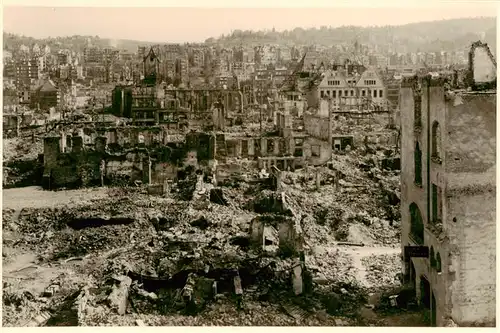 AK / Ansichtskarte  Stuttgart nach Bombardement