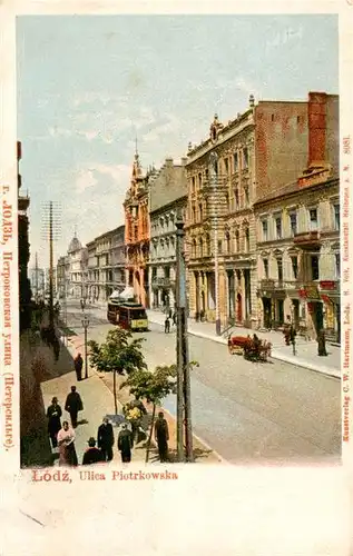 AK / Ansichtskarte  Lodz_Litzmannstadt_PL Ulica Piotrkowska