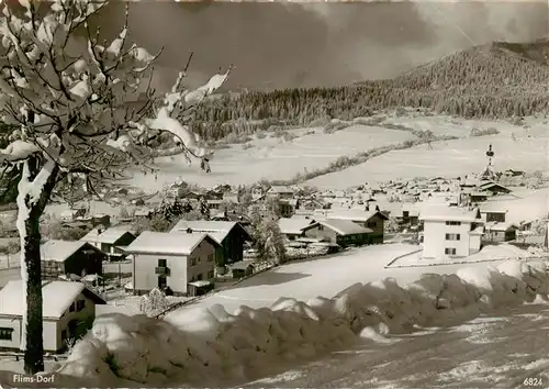 AK / Ansichtskarte  Waldhaus_Flims_GR Winterpanorama