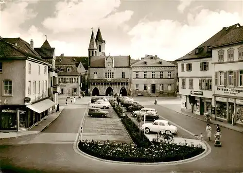 AK / Ansichtskarte  Sobernheim_Bad Marktplatz mit Rathaus