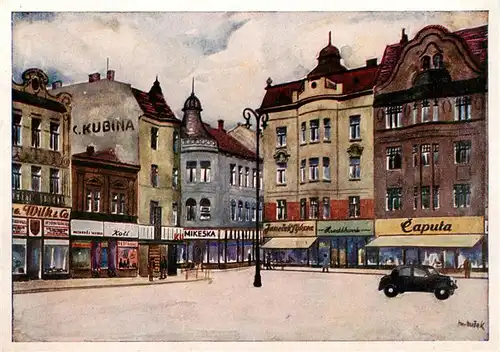 AK / Ansichtskarte  Maehrisch-Ostrau_Ostrava_CZ Hauptplatz