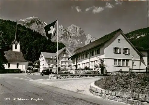 AK / Ansichtskarte  Wildhaus__SG Postplatz