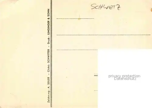 AK / Ansichtskarte  Militaria_Schweiz WK1 Regimentskarte Fues.Bat.54 Zeichnung A.Seiler 