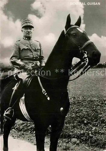 AK / Ansichtskarte  Militaria_Adel General Guisan Schweiz Pferd