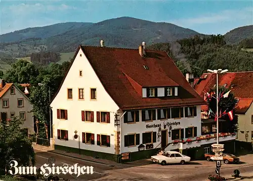 AK / Ansichtskarte 73934726 Muenstertal__Schwarzwald Gasthaus zum Hirschen