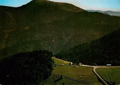 AK / Ansichtskarte  Muenstertal__Schwarzwald Almgaststaette Kaelbelescheuer mit Belchenblick