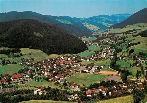 AK / Ansichtskarte 73934736 Muenstertal__Schwarzwald Fliegeraufnahme