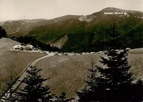 AK / Ansichtskarte  Untermuenstertal Almgaststaette Kaelbelescheuer mit Belchenblick