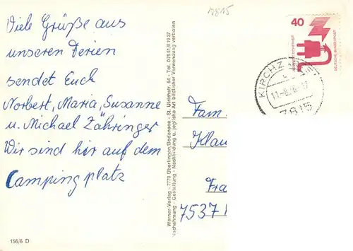 AK / Ansichtskarte  Kirchzarten Panorama Schwimmbad Hoellental Camping Kurhaus Kirche Brunnen