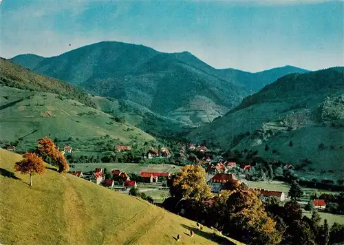 AK / Ansichtskarte 73934772 Muenstertal__Schwarzwald mit Blick zum Belchen