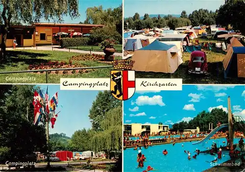 AK / Ansichtskarte 73934778 Kirchzarten Campingplatz Teilansichten Schwimmbad