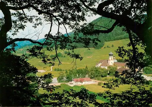 AK / Ansichtskarte  Muenstertal__Schwarzwald Gasthaus Zum Kreuz Kloster St Trudpert