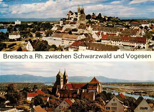 AK / Ansichtskarte  Breisach_Rhein Marktplatz Muensterberg mit St Stephansmuenster Panorama