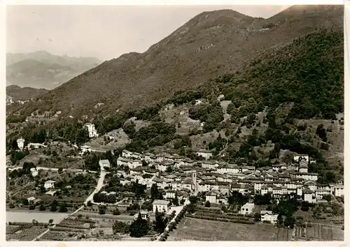 AK / Ansichtskarte  Novaggio_TI Fliegeraufnahme Feldpost