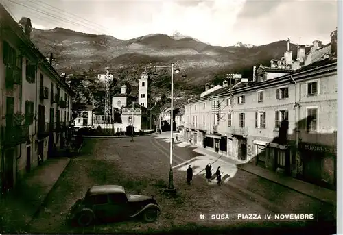 AK / Ansichtskarte  Susa_Piemonte_IT Piazza IV Novembre