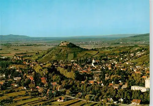 AK / Ansichtskarte  Staufen__Breisgau Fliegeraufnahme mit Burg