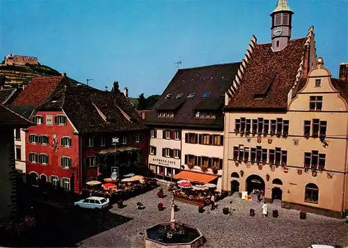 AK / Ansichtskarte 73934922 Staufen__Breisgau Rathaus Marktplatz