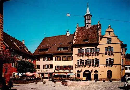 AK / Ansichtskarte 73934936 Staufen__Breisgau Marktplatz und Rathaus