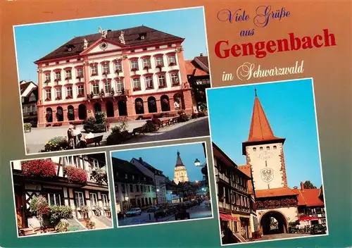 AK / Ansichtskarte 73934951 Gengenbach Rathaus Fachwerkhaus Niggelturm Oberturm
