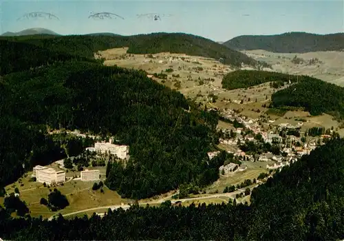 AK / Ansichtskarte  Todtmoos Sanatorium Wehra Wald Fliegeraufnahme