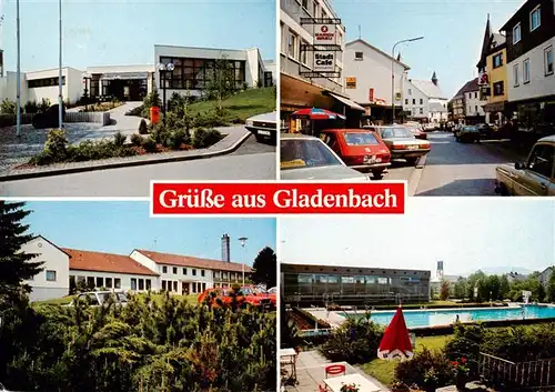 AK / Ansichtskarte 73935037 Gladenbach Teilansichten Schwimmbad