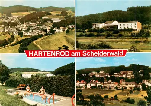 AK / Ansichtskarte 73935044 Hartenrod_Bad_Endbach_Marburg-Biedenkopf Panorama Kurhaus Wassertretanlage Ortsansicht