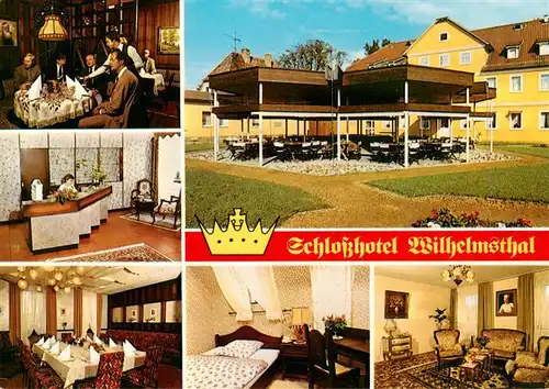 AK / Ansichtskarte  Calden Schlosshotel Wilhelmsthal Gastraeume Rezeption Gaestezimmer