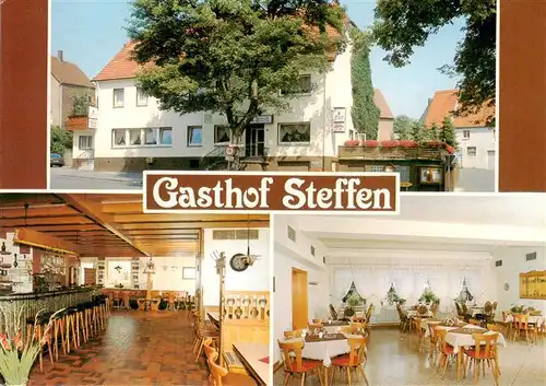 AK / Ansichtskarte 73935087 Essentho Gasthof Steffen Gastraeume Bar