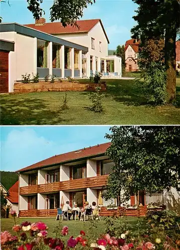 AK / Ansichtskarte 73935088 Oedelsheim_Oberweser Gast Pensionshaus Gans Garten